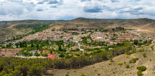 Panoramic Aerial View Pastrana Guadalajara Province Spain One Beautiful Towns Royalty Free Stock Photos