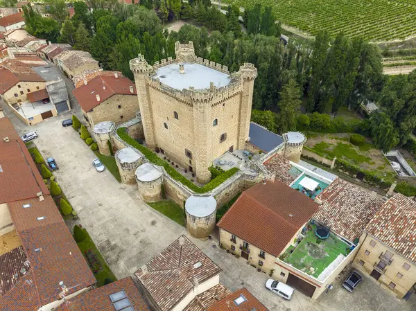 Sajazarra Pertencente Rioja Castillo Nomeada Bela Cidade Espanha Imagens De Bancos De Imagens