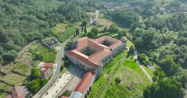 Monastère San Clodio Leiro Del Ribeiro Ribadavia Une Ancienne Abbaye — Video