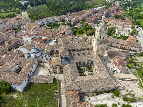 Burgo Osma Province Soria Antenne Cathédrale Assomption Espagne — Photo