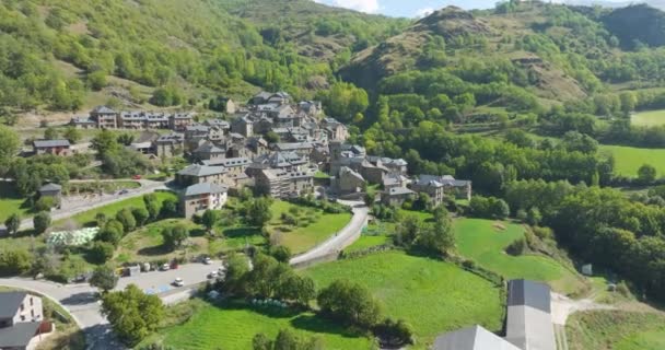 Durro Panoramik Hava Manzarası Vall Boi Lleida Katalonya Spanya Nın — Stok video