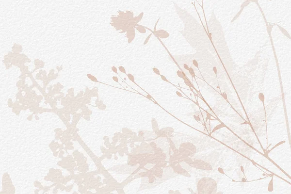Finom Akvarell Botanikus Digitális Papír Virágos Háttér Lágy Alap Meztelen — Stock Fotó