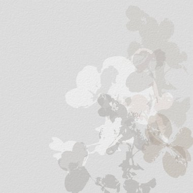 Delicate watercolor botanical digital paper floral background in soft basic nude blue grey tones. Neutral elegant pattern on white organic paper texture