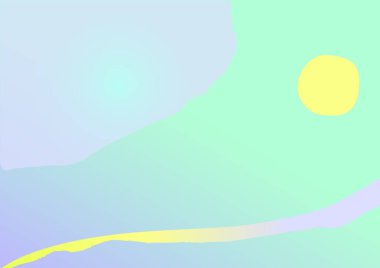 neon geometrik şekiller soyut gradyan arkaplan 