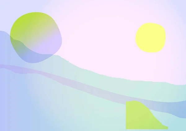 Neon Geometrische Formen Abstrakter Farbverlauf Hintergrund — Stockfoto
