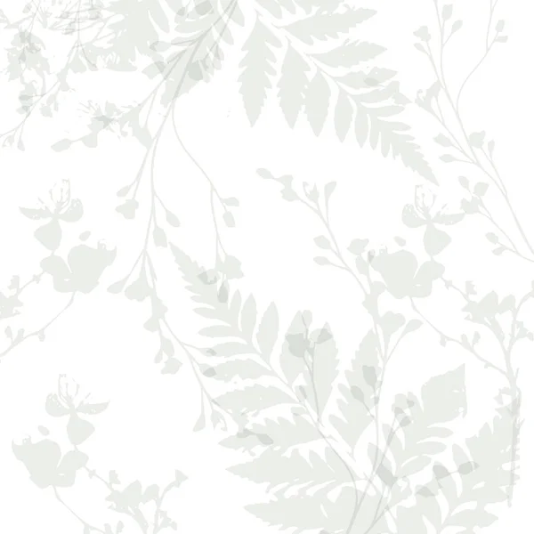 Finom Akvarell Botanikus Digitális Papír Virágos Háttér Lágy Alap Meztelen — Stock Vector