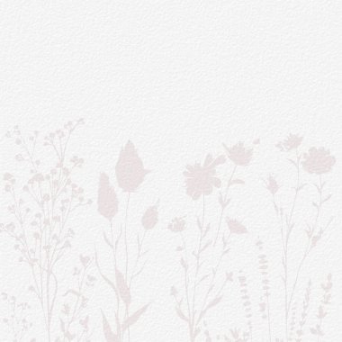 Çemberde soyut yaban gülü çiçekleri, Japon tarzı konsept, çağdaş botanik sanatı