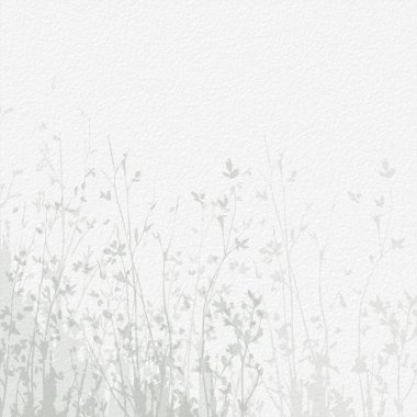 Narin, suluboya, botanik, dijital kağıt, çiçek arkaplanı, basit, çıplak, yeşil tonlarda. Beyaz organik kağıt dokusunda nötr zarif desen