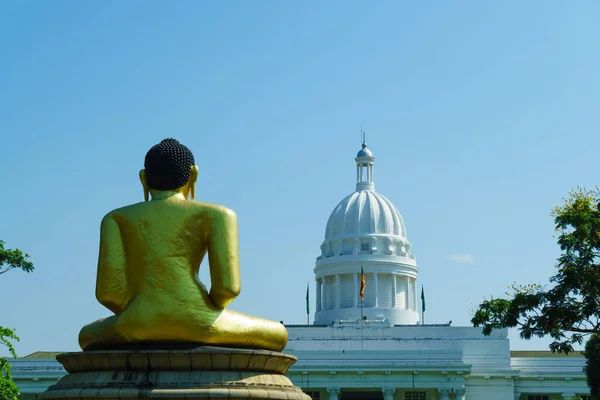 Buda Olha Para Capitólio Branco Conselho Municipal Colombo — Fotografia de Stock