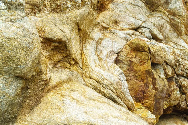 Modello Una Roccia Montagna Con Crepe — Foto Stock