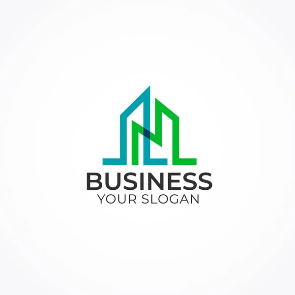 Imobiliário Comercial Developer Consulting Logo Ilustração Vetorial —  Vetores de Stock