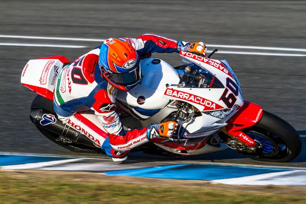 Jerez Frontera October 2016 World Superbike Warm Michael Van Der — Stock Photo, Image