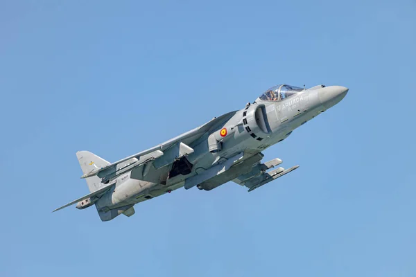 Cadiz Spain Sep Aircraft Harrier Taking Part Exhibition 3Rd Airshow — Stock Photo, Image