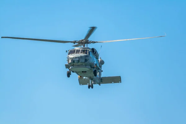 Cadiz Espanha Sep Helicóptero 60B Seahawk Participa Uma Exposição Primeiro — Fotografia de Stock