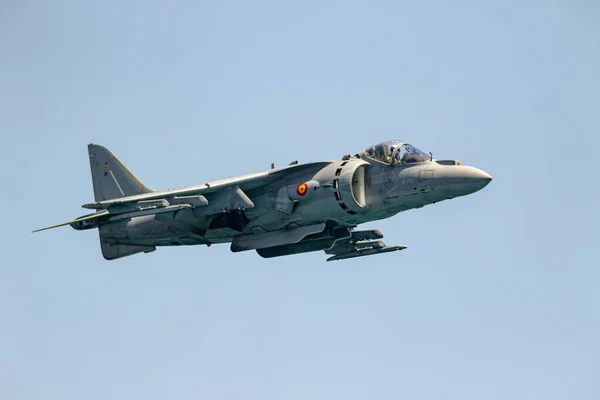 Torre Del Mar Malaga Spanien Jul Aircraft Harrier Deltager Udstilling - Stock-foto