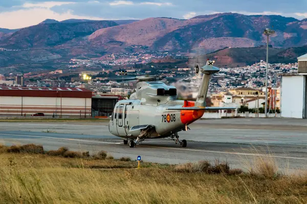 Armilla Granada Spain Oct Helicopter Sikorsky 76C Taking Part 1St — Stock Photo, Image
