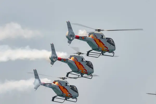 Motril Granada España Jun Patrulla Aspa Helicóptero Eurocopter 120 Colibri — Foto de Stock