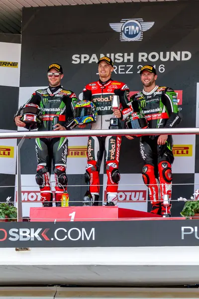 Jerez Frontera Spain October 2016 Spanish Stage Superbike World Championship — Stock Photo, Image