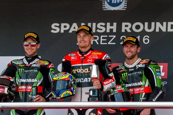 Jerez Frontera Spain October 2016 Spanish Stage Superbike World Championship — Stock Photo, Image