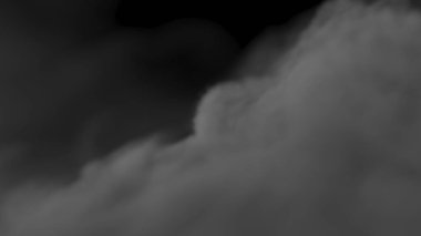 abstract black and white background with steam bokeh