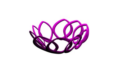 Çiçeklerle soyut bir arkaplan. Vektör illüstrasyonu