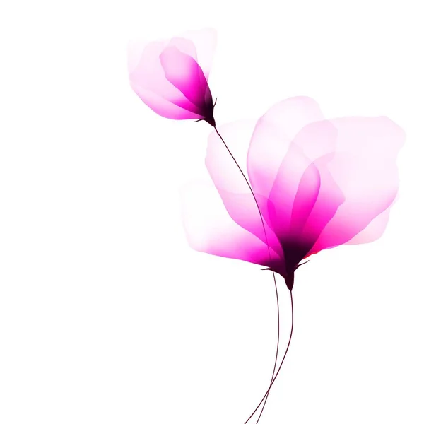 Blumen Hintergrund Illustration Kunst Aquarell Drucken Kunst — Stockfoto