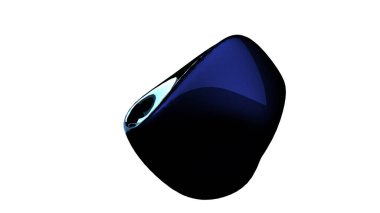 3D soyut dijital arkaplanı reklam veya teknoloji için teknoloji küresi ile yapılandır