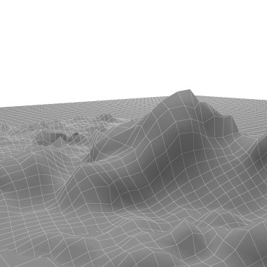 Topografik dağları olan ülkenin haritası