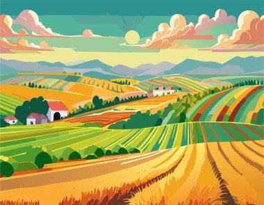 Tarım endüstrisi, kalkınma, ekonomi ve Yatırım büyüme kavramı.