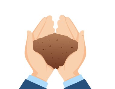 Elleri düşen tohumlarla dolu. Bu resim ekme, yeni başlangıçlar ve çevresel bakım kavramını vurgular.