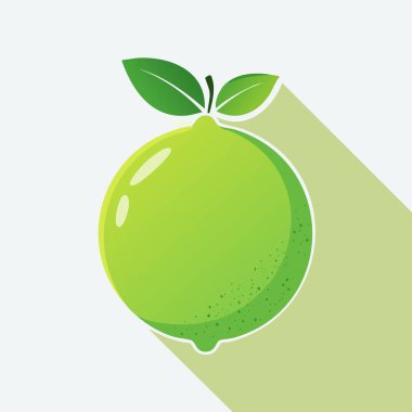 Yumuşak parıltılı taze tropikal kireç meyvesi, minimal tasarım ve sanatsal kompozisyon, hafif arka planda hafif gölgeler ile yerleştirilmiş..