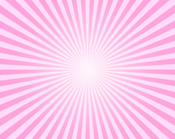 Цирк Карнавал Фестиваль Розовыми Полосками Розовый Всплеск Солнца Взрыв Эффект — стоковый вектор