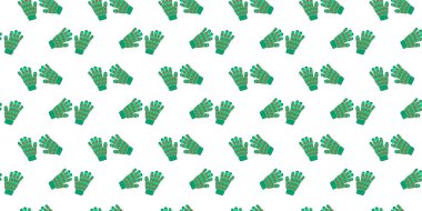 Örgü eldivenli, pürüzsüz desen. Kış mevsiminin rahat arka planı. Kışın, Noel 'de ya da yeni yılda hatıra defteri ya da ambalaj kağıdı tasarlamak için. Vektör düz resimleme