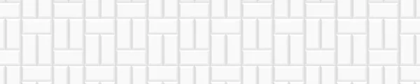 Белые Корзины Плитка Безseamless Узор Кухонный Брызг Стены Текстура Пола — стоковый вектор
