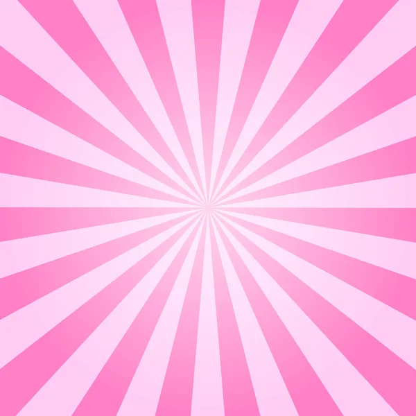 Розовые Радиальные Линии Цирк Карнавал Маскарад Фон Розовые Лучи Заката — стоковый вектор