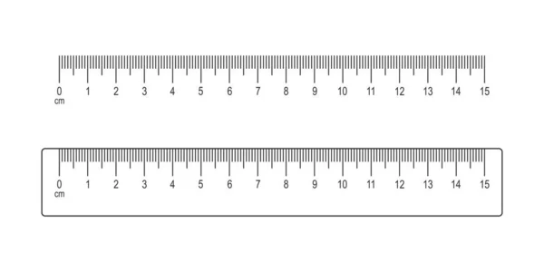 Régua 15 cm Imágenes Vectoriales, Gráfico Vectorial de Régua 15 cm