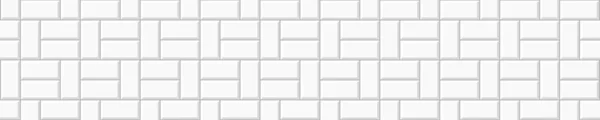 Piastrellatura Tegola Bianca Pietra Ceramica Mattoni Muro Sfondo Cucina Backsplash — Vettoriale Stock