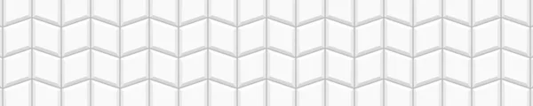 Белый Бриллиантовая Плитка Горизонтальный Фон Kitchen Backsplash Texture Ванная Комната — стоковый вектор