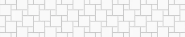 Белый Классический Плитка Горизонтальный Фон Поверхность Китхена Обратная Ванная Комната — стоковый вектор