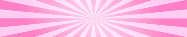 Цирк Або Карнавальний Візерунок Рожевими Радіальними Смугами Роуз Сонячний Спалах — стоковий вектор