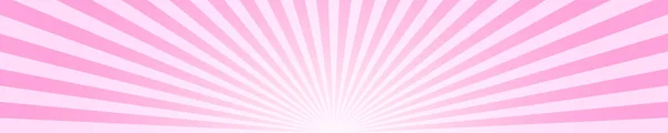 Цирк Карнавал Розовыми Лучевыми Полосками Розовый Всплеск Солнца Взрыв Эффект — стоковый вектор
