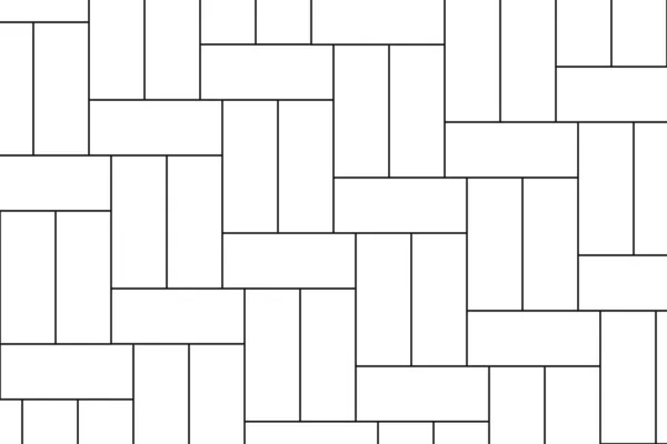 Uspořádání Mozaiky Dlaždic Struktura Chodníku Kamenné Nebo Keramické Cihlové Stěny — Stockový vektor