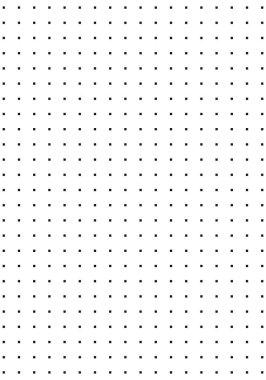 Dikey defter sayfası şablonu. Mermi günlük dokusu. Beyaz arka planda siyah nokta ızgarası. Kare noktalar pürüzsüz desen. Okul ya da ofis kağıdı geçmişi. Vektör grafik illüstrasyonu
