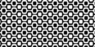 Ipanema sidewalk pattern. Famous beach boardwalk in Rio de Janeiro. Brasilian symbol. Repeating black and white texture with optical illusion in Portuguese pavement style. Vector graphic illustration. clipart