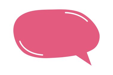 Karalama tarzında şirin bir konuşma balonu şablonu. Diyalog balonu, mesaj kutusu, alıntı çerçevesi, mesaj etiketi, iletişim bulutu veya beyaz arkaplanda izole edilmiş bir etiket. Vektör düz resimleme.