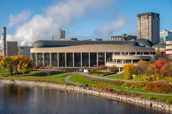 加拿大魁北克加蒂诺 2022年10月19日 加拿大历史博物馆立面 原名加拿大文明博物馆 — 图库照片