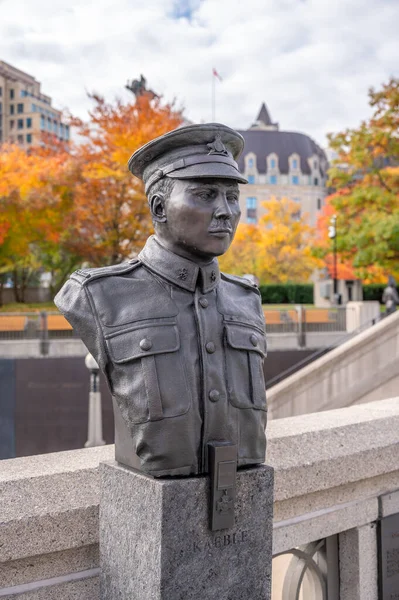 Ottawa Ontario Octubre 2022 Memorial Los Valientes Ottawa Que Conmemora — Foto de Stock