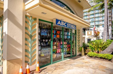 Honolulu, Hawaii - January 1, 2023: An ABC Stores outlet in Waikiki.