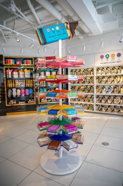 Honolulu, Hawaii - January 2, 2023: Dylan's Candy Bar in in Waikiki on Kalakuau Avenue.