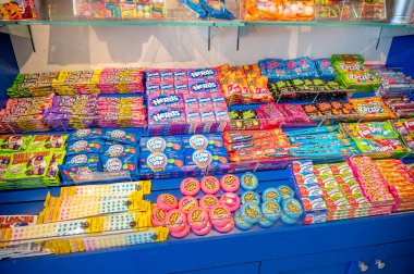 Honolulu, Hawaii - January 2, 2023: Dylan's Candy Bar in in Waikiki on Kalakuau Avenue.
